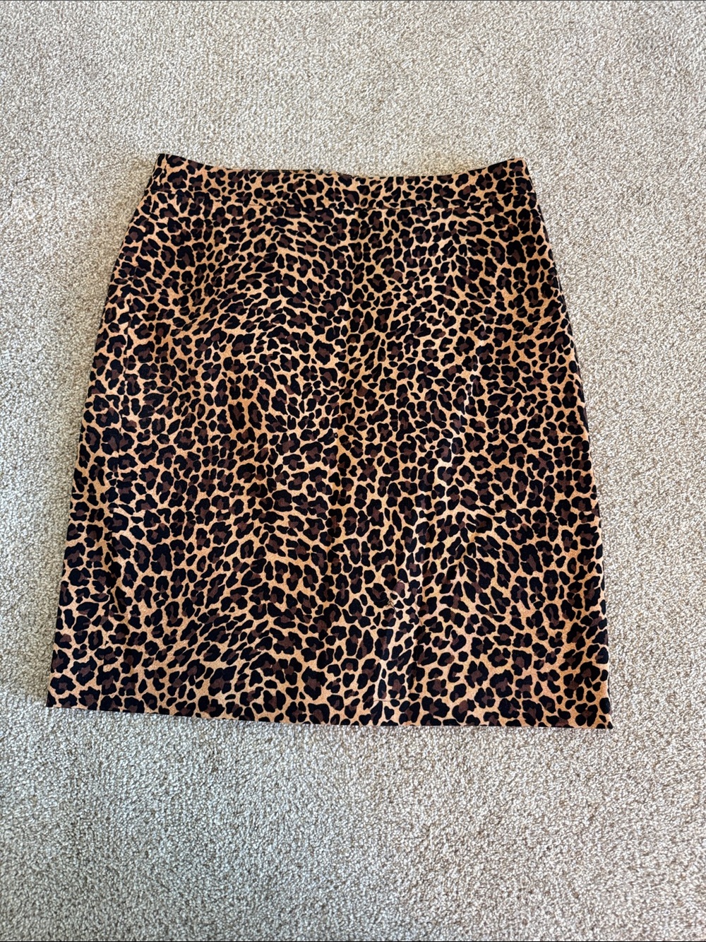 JCrew Leopard Print Women’s Skirt - Brown/Black